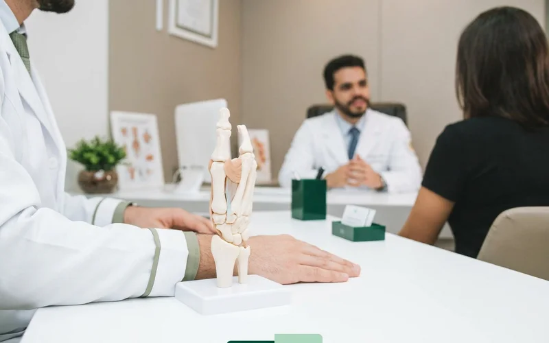 Modelo anatômico da articulação trapézio-metacarpiana, sede da rizartrose