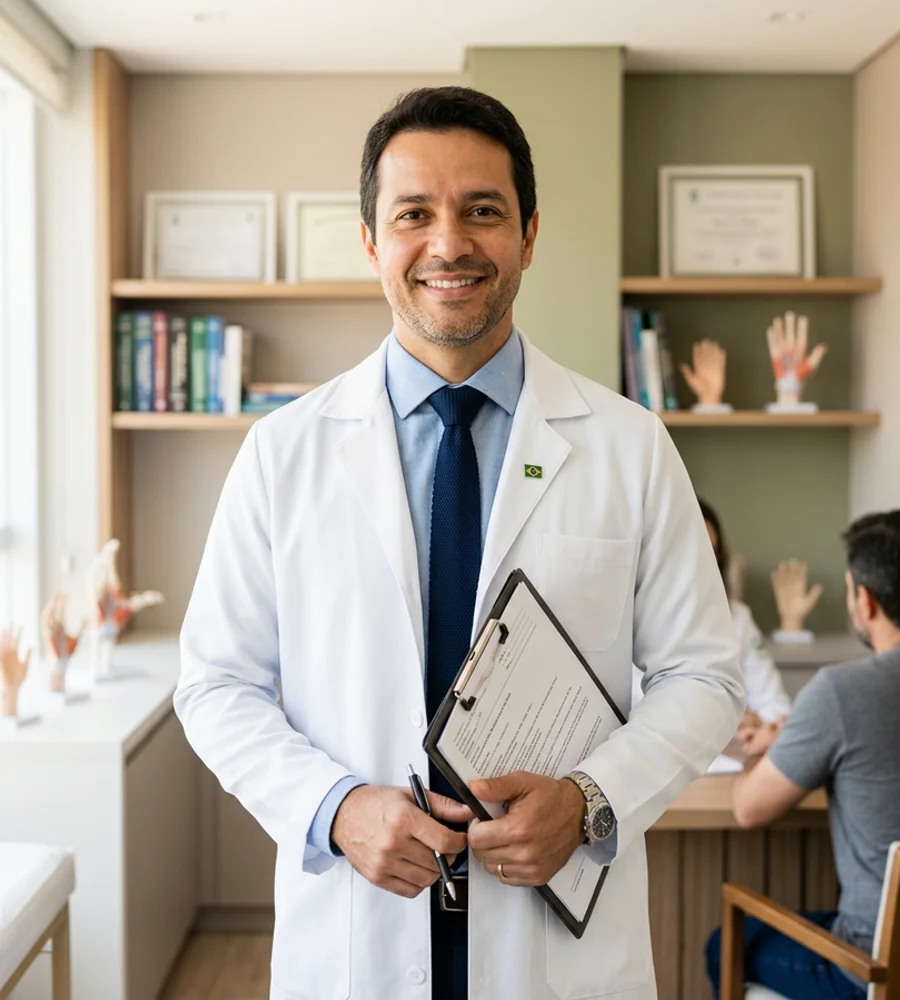 Dr. Rodrigo Barros, cirurgião da mão e ortopedista em Montes Claros
